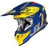 Just1 Casco Moto Cross Enduro Just1 J39 Abs REACTOR Giallo Blu Opa