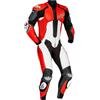 Ixon Tuta Moto In Pelle Racing Ixon VENDETTA Nero Rosso Bianco
