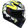 Agv Casco Integrale Doppia Visiera Moto Agv K3 SV Multi bubble B