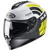 Hjc Casco Integrale Doppia Visiera Moto HJC C70 CURVES MC4HSF Ne