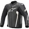 Alpinestars Giubbotto Moto In Pelle Alpinestars FASTER v2 Nero Bianco
