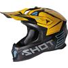 Shot Casco Moto Cross Enduro Shot Lite Core Giallo Fluo