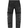 Icon Sovrapantalone Moto Icon Waterproof CONTRA 2 in Pelle Nero