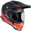 Just1 Casco Moto Adventure in Fibra Just1 J14-F ELITE Nero Rosso F