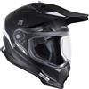Just1 Casco Moto Adventure in Fibra Just1 J14-F ELITE Nero Bianco