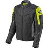 Oj Atmosfere Giacca Moto in Tessuto OJ MOOD Nero Giallo Grigio