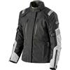 Oj Atmosfere Giacca Moto Tessuto CROSSWAY LADY Nero Grigio