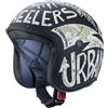 Caberg Casco Moto Jet Custom Caberg FREERIDE NUKE Nero Opaco Grigio