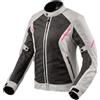 Rev'it Giacca Moto Donna TORQUE 2 H2O Ladies Nero Grigio Chiaro
