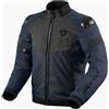 Rev'it Giubbotto Moto Sportivo Rev'it ACTION H2O Nero Blu Scuro