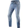 Rev'it Jeans Moto Rev'it PISTON 2 SK Azzurro Slavato L36