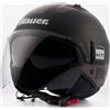 Blauer Casco Moto Jet in Fibra Blauer BET HT Nero Antracite
