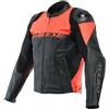 Dainese Giacca Moto in Pelle Dainese RACING 4 Traforata Nero Rosso F