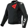 Dainese Giacca Moto in Pelle Dainese SPORTIVA Traforata Nero