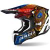 Airoh Casco Moto Cross Enduro Airoh TWIST 2.0 TIKI Lucido