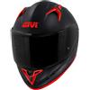 Givi Casco Moto Integrale Givi 50.9 SOLID Nero Argento Rosso