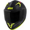 Givi Casco Moto Integrale Givi 50.9 SOLID Nero Argento Giallo Flu