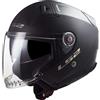 Ls2 Casco Moto Jet Ls2 OF603 INFINITY 2 Solid Nero Opaco