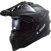 Ls2 Casco Moto Turismo Ls2 MX701 EXPLORER HPFC Solid Nero Opaco