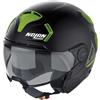 Nolan Casco Moto Jet Nolan N30-4 T INCEPTION 017 Nero Opaco Verde