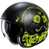 Hjc Casco Moto Jet CustomHjc V31 DESTO MC3HSF Nero Opaco Giallo