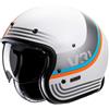 Hjc Casco Moto Jet Custom Hjc V31 BYRON MC27 Bianco Blu Rosso