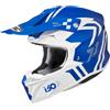 Hjc Casco Moto Cross Enduro Hjc i50 HEX MC2SF Bianco Blu Opaco