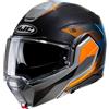 Hjc Casco Moto Modulare P/J Hjc i100 BESTON MC27 Nero Arancio