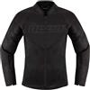 Icon Giubbotto Moto Donna in Tessuto Icon HOOLIGAN CE Nero
