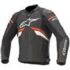 Alpinestars Giubbotto Moto in Pelle Alpinestars GP PLUS R V3 Bianco Fluo