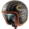Premier Casco Moto Jet in Carbonio Premier VINTAGE PLATINUM ED. CARB