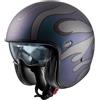 Premier Casco Moto Jet Premier VINTAGE FR IRIDE BM Grigio Blu Opaco