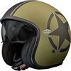Premier Casco Moto Jet Premier VINTAGE STAR MILITARY BM Verde Opaco