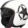 Premier Casco Moto Jet Premier VINTAGE STAR 8 BM Bianco Opaco