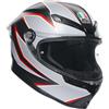 Agv Casco Moto Integrale Touring Agv K6 S FLASH Opaco Nero Grigi