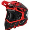 Acerbis Casco Moto Cross Enduro Acerbis X-Track 2206 Nero Rosso