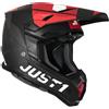 Just1 Casco Moto Cross Enduro Just1 J22 Adrenaline Rosso Carbonio