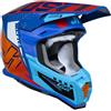 Just1 Casco Moto Cross Enduro Just1 J22-f Falcon Arancio Blu