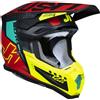 Just1 Casco Moto Cross Enduro Just1 J22-f Falcon Fluo Rosso Giallo