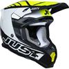 Just1 Casco Moto Cross Enduro Just1 J22-f Dynamo Fluo Giallo Bianc