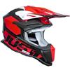 Just1 Casco Moto Cross Enduro Just1 J18-f Hexa Bianco Fluo Rosso N