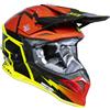 Just1 Casco Moto Cross Enduro Just1 J39 Poseidon Fluo Giallo Rosso