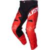 Just1 Pantaloni Moto Cross Enduro Just1 J-FORCE Hexa Rosso Nero Bi