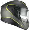 Cgm Casco Moto Integrale CGM 360G KAD RIDE Grafite Giallo fluo o