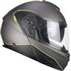 Cgm Casco Moto Modulare CGM 560G MAD RIDE Grafite Giallo fluo op