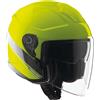 Tucano urbano Casco Moto Jet Tucano Urbano EL MAX Giallo Fluo Graphic-A Lu