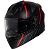 Ixs Casco Moto Integrale iXS 217 2.0 Nero Opaco Rosso