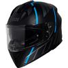 Ixs Casco Moto Integrale iXS 217 2.0 Nero Opaco Turchese