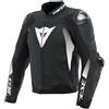 Dainese Giubbotto Moto Pelle Dainese SUPER SPEED 4 Nero Opaco Bianco