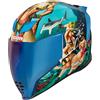 Icon Casco Moto Integrale Icon AIRFLITE PLSURDME4 Blu